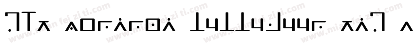 GLT Soninai BubBuduun Tig Regular字体转换